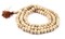 108 10mm Beige Bone Mala Beads - Handmade Fair Trade Nepal Prayer Rosary Beads Necklace for Mediation, Yoga, Jewelry Making, Crafts - The Bead Chest